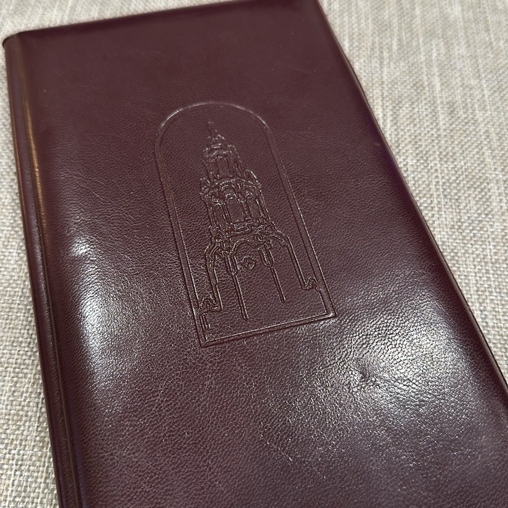 Disney California Adventure Carthay Circle Restaurant checkbook.